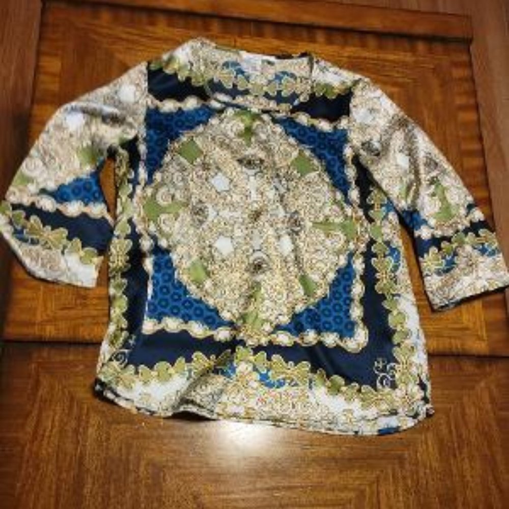 Come Vintage Tunic Blouse - Picture 2 of 12